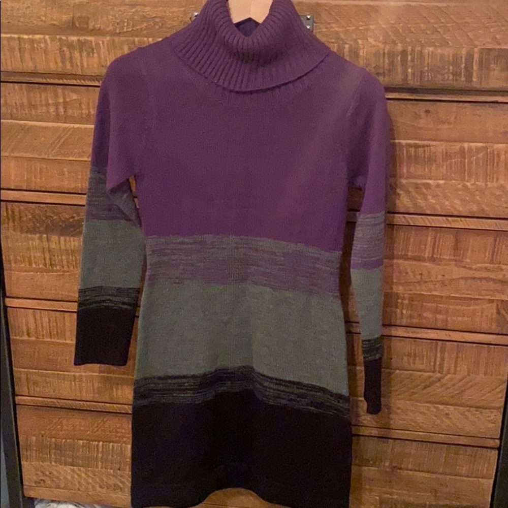 Heavy turtle neck dress